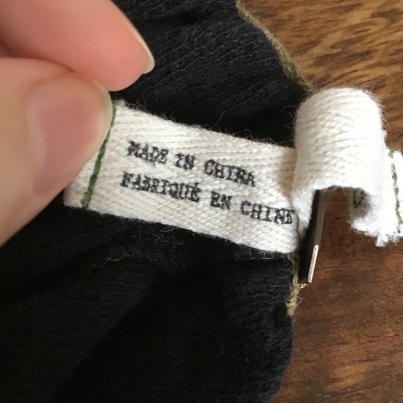 We The Free Black Green Raglan High Low Shirt - Picture 7 of 8